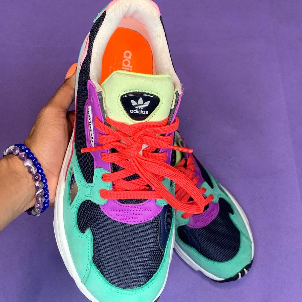 Multicolor adidas sneakers